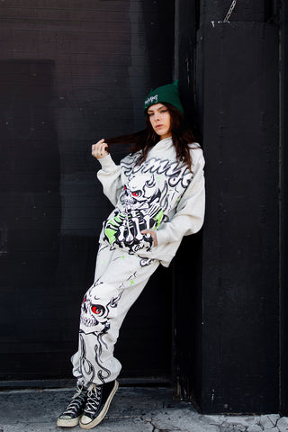 Get a Grip Rhinestone Sweatpants