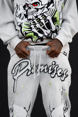 Get a Grip Rhinestone Sweatpants