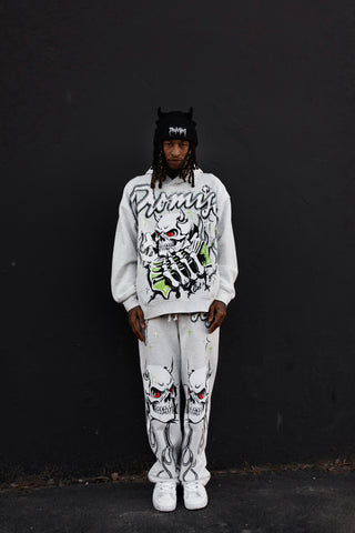 Get a Grip Rhinestone Sweatpants