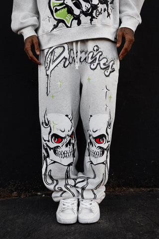 Get a Grip Rhinestone Sweatpants