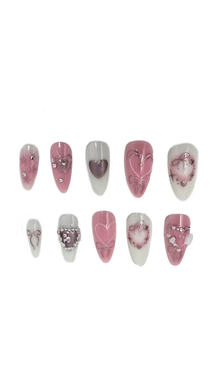 Glistening Press-on Nails