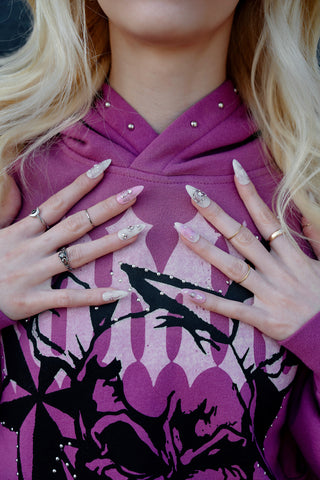 Glistening Press-on Nails