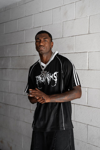 Graveyard Shadow Stripe Soccer Jersey