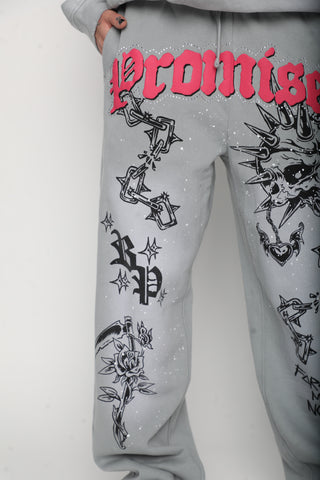 Hysteria Grey Sweatpants