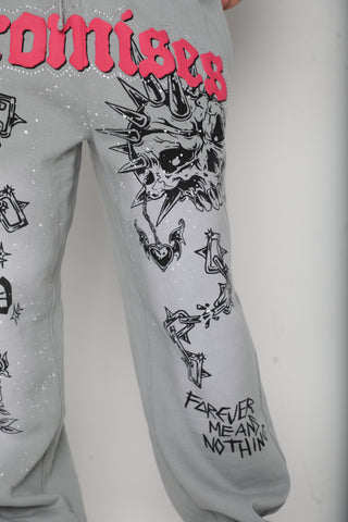 Hysteria Grey Sweatpants