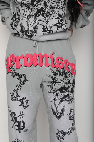 Hysteria Grey Sweatpants
