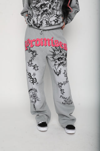 Hysteria Grey Sweatpants