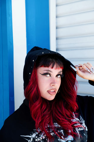 In The Moment Rhinestone Hoodie