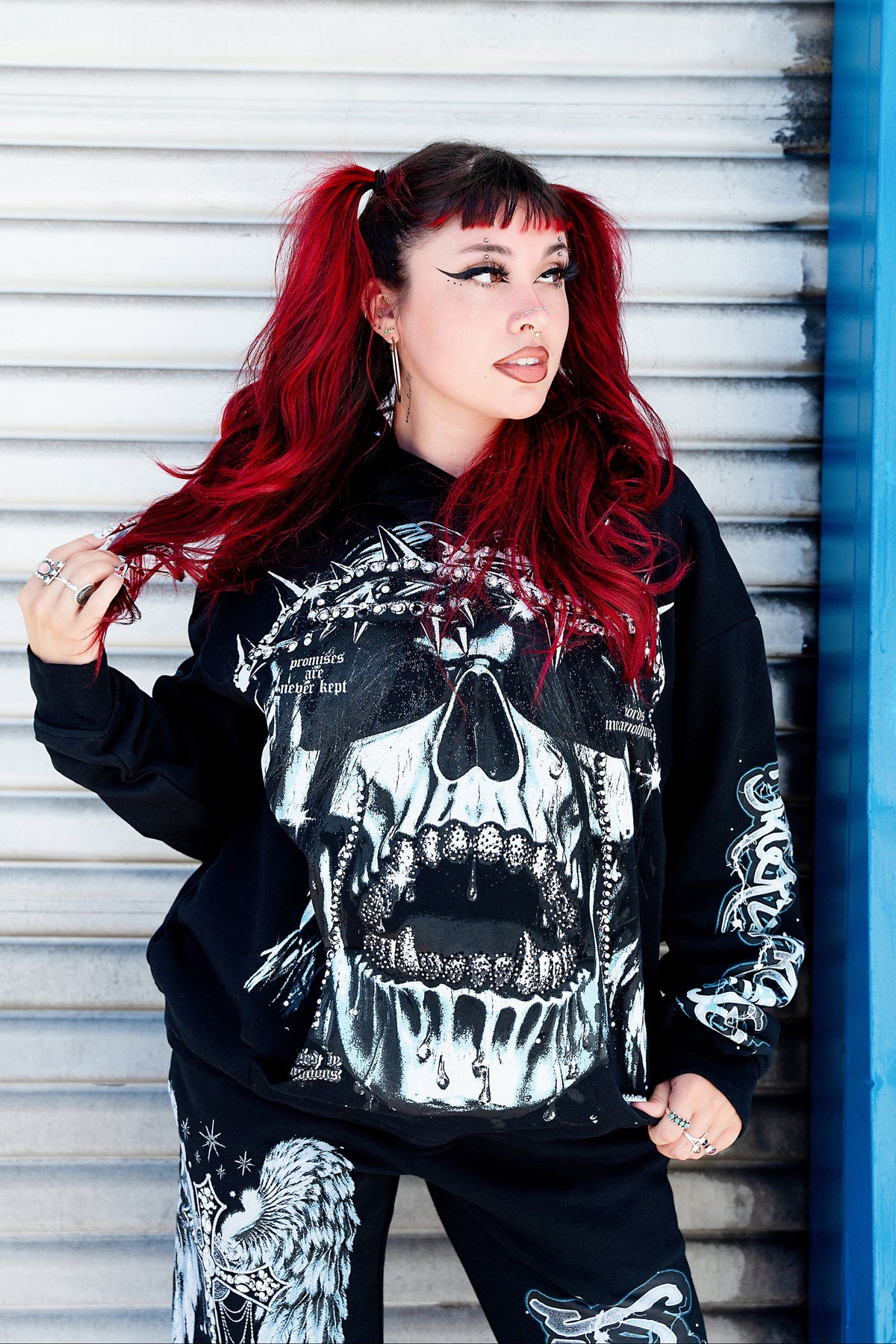 In The Moment Rhinestone Hoodie
