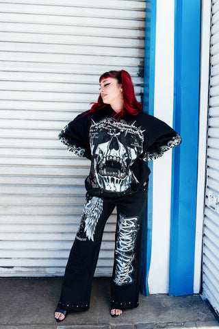 In The Moment Rhinestone Sweats