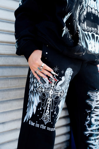 In The Moment Rhinestone Sweats