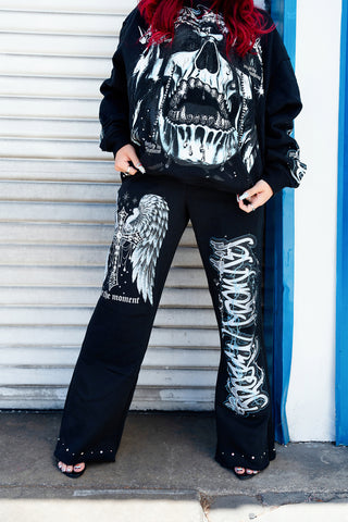 In The Moment Rhinestone Sweats