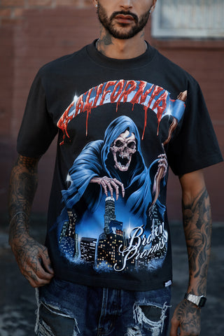 Live & Die Tee Vintage Black