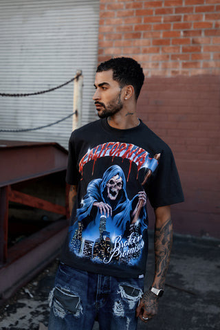 Live & Die Tee Vintage Black