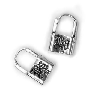 Lock Huggies Earrings