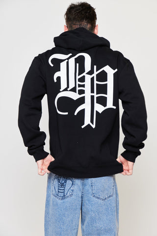 Lock Up Oversize Heavyweight Hoodie Black