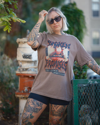 Nosebleed Washed Brown Tee