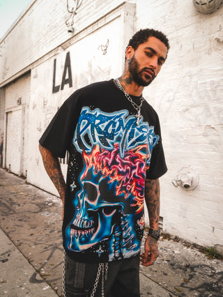 Numbskull Rhinestone Tee Black