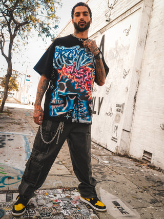 Numbskull Rhinestone Tee Black