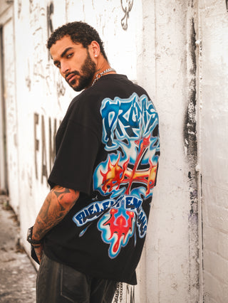 Numbskull Rhinestone Tee Black