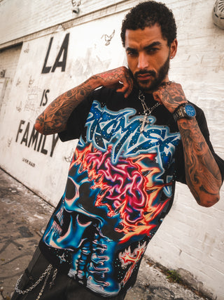 Numbskull Rhinestone Tee Black