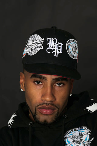 Patch'd Up Snapback Black