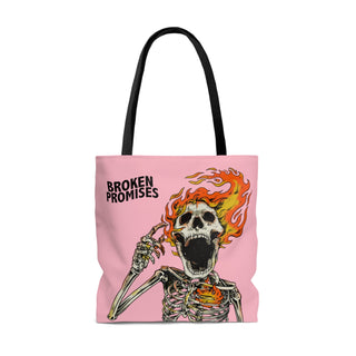 Pyromaniac Tote Bag Pink