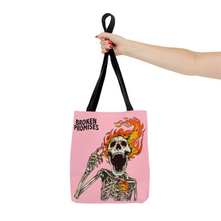 Pyromaniac Tote Bag Pink