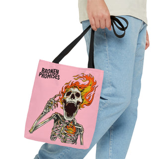 Pyromaniac Tote Bag Pink