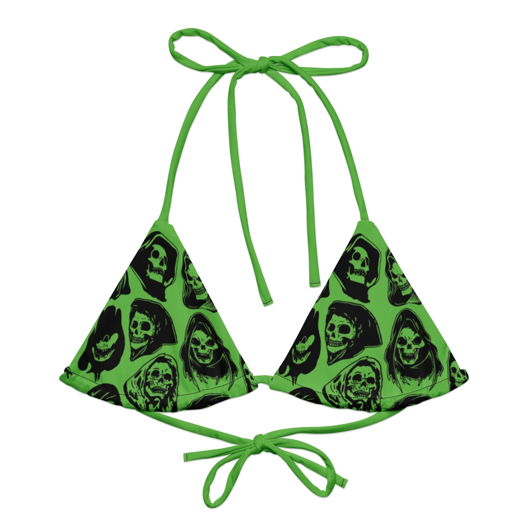 Reaper Guide Green Bikini Top