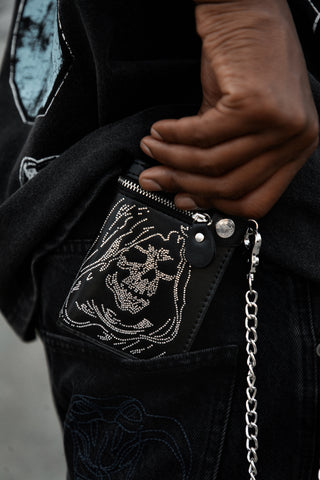 Reaper Rhinestone Wallet
