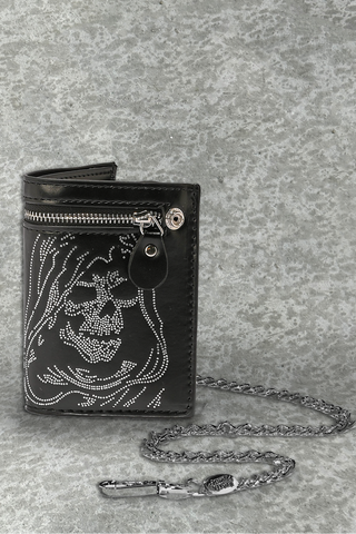 Reaper Rhinestone Wallet