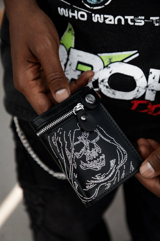 Reaper Rhinestone Wallet