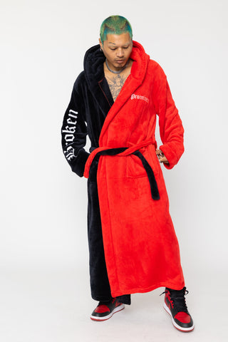 Red/Black Split Devil Horn Robe