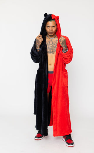 Red/Black Split Devil Horn Robe