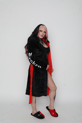 Red/Black Split Devil Horn Robe