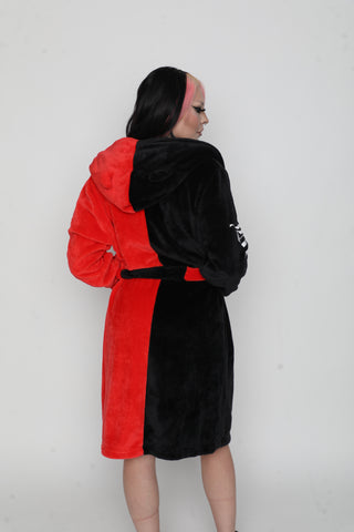 Red/Black Split Devil Horn Robe