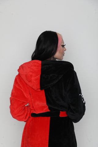 Red/Black Split Devil Horn Robe