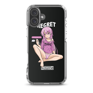 Regret Anime Girl iPhone Case