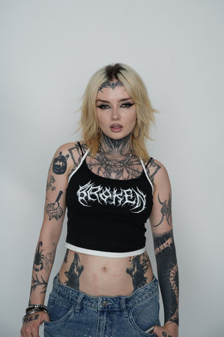Rooted Double Strap Halter Top