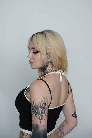 Rooted Double Strap Halter Top