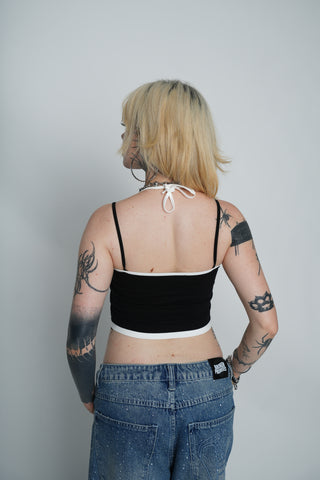 Rooted Double Strap Halter Top