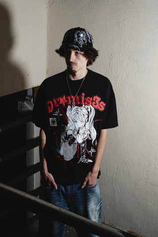 Ruiner Heavyweight Rhinestone Tee Black