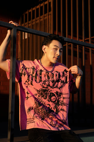 Scorpion Jaw Tee Pink
