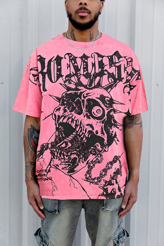 Scorpion Jaw Tee Pink
