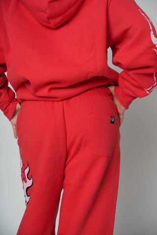 Shooting Star Sweatpants Red