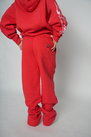 Shooting Star Sweatpants Red