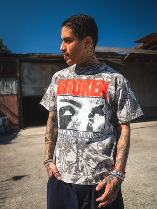 Side-Eye Tee Gray Camo