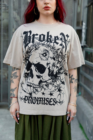 Skull Breaker Tee Natural