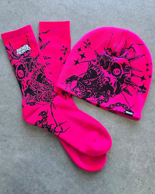 Skullbreaker Socks Pink